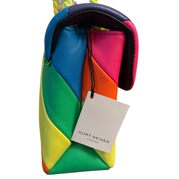 Kurt Geiger London LARGE Brixton Lock Leather Convertible Bag New with Dustbag - Picture 7 of 8